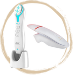 Hoja con exfoliante para la piel