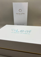 Hoja con exfoliante para la piel